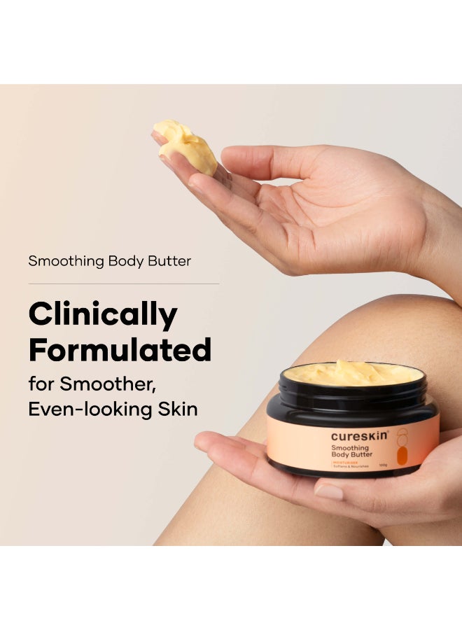 Cureskin Smoothing Body Butter Stretch Marks Cream for Women and Men | Stretch Marks Removal Cream for Women - Image 2